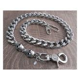 Amigaz Monster Skull & Leash Wallet Chain 25" Wallets Amigaz