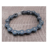 Amigaz Black Bike Chain Bracelet 8" Biker Jewelry Amigaz