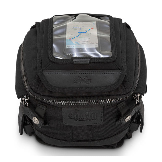 Burly Brand Tank Tail Bag Blk Cordura Touring Luggage Burly Brand