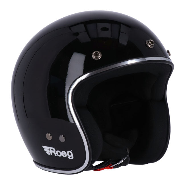 Roeg Jett Helmet Gloss Black Helmets Roeg