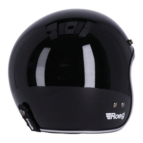 Roeg Jett Helmet Gloss Black Helmets Roeg