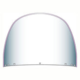 National Cycle, Repl. Beaded Top Windshield Window. Clear Windshield National Cycle