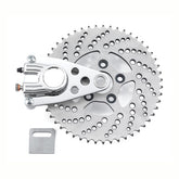 Kustom Tech Chopper Sprocket Brake Kit With Caliper, Polished Sprocket Brake Kits Kustom Tech