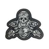 Vintage Skul Biker Mini Patch Patches Lethal Threat