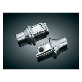 Kuryakyn, Tapered peg adapters rear chrome FOOTPEGS MOUNTS Kuryakyn