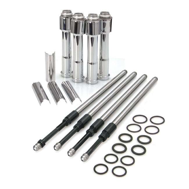 S&S Cycle Pushrod Set Quickiee W/ Tubes Pushrod Kits S&S Cycle