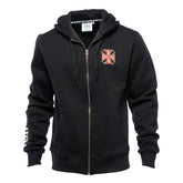 WCC El Diablo Zip Hoodie, Black Hoodie West Coast Choppers