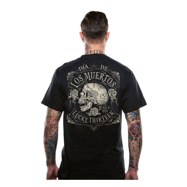 Lucky 13 Dead Skull T Shirt Black T-Shirt Lucky 13