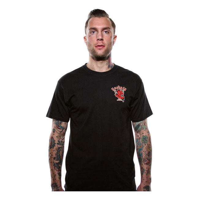 Lucky 13 Grease, Gas And Glory T Shirt Black T-Shirt Lucky 13