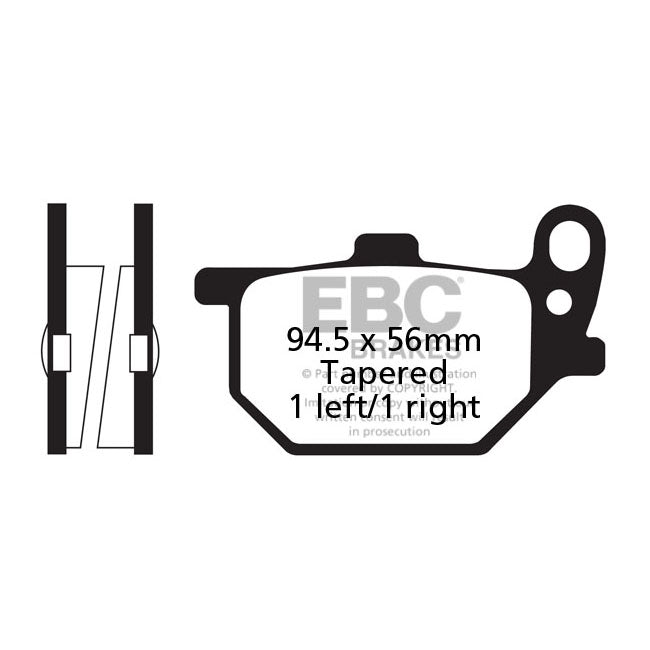 EBC V-pad Semi Sintered brake pads BRAKE PADS EBC