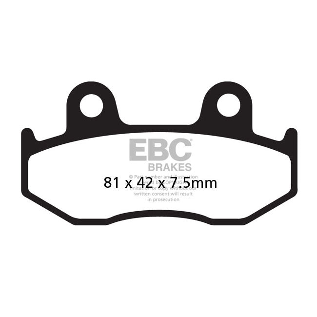 EBC Carbon X / TT series brake pads BRAKE PADS EBC