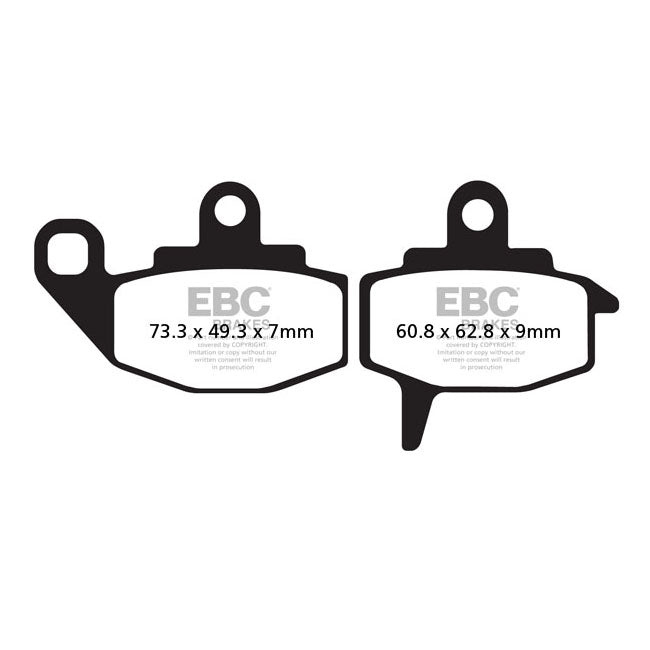 EBC Carbon X / TT series brake pads BRAKE PADS EBC