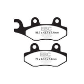 EBC Carbon X / TT series brake pads BRAKE PADS EBC