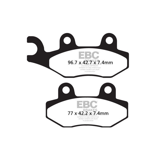 EBC Carbon X / TT series brake pads BRAKE PADS EBC