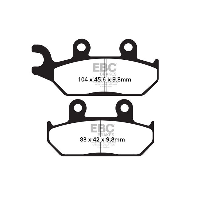 EBC Carbon X / TT series brake pads BRAKE PADS EBC
