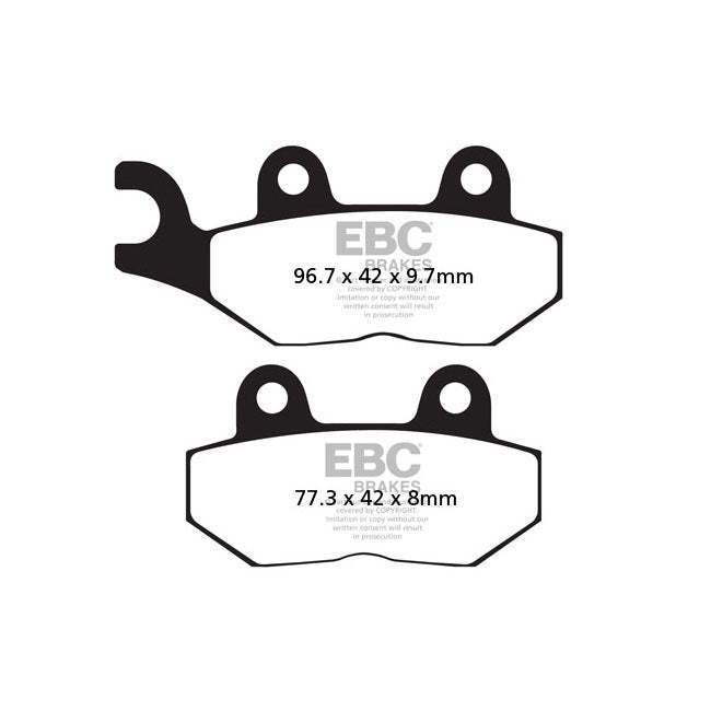 EBC V-pad Semi Sintered brake pads BRAKE PADS Ebc