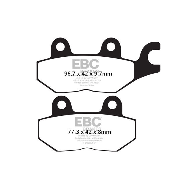 EBC V-pad Semi Sintered brake pads BRAKE PADS Ebc