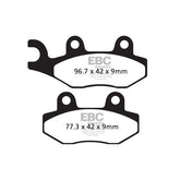 EBC Organic brake pads BRAKE PADS Ebc