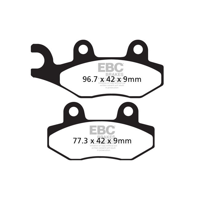 EBC Double-H Sintered brake pads BRAKE PADS Ebc