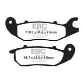 EBC Double-H Sintered brake pads BRAKE PADS Ebc