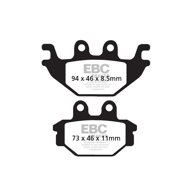EBC V-pad Semi Sintered brake pads BRAKE PADS Ebc