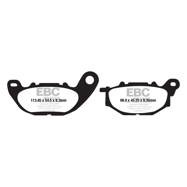 EBC Organic brake pads BRAKE PADS Ebc