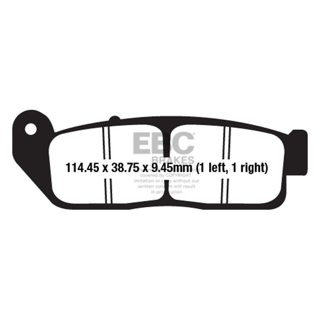 EBC V-pad Semi Sintered brake pads BRAKE PADS Ebc