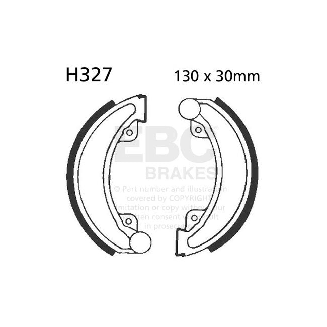 EBC plain brake shoes BRAKE SHOES AND LININGS Ebc