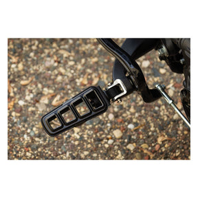 Kuryakyn, Splined footpeg adapters satin black FOOTPEGS MOUNTS Kuryakyn