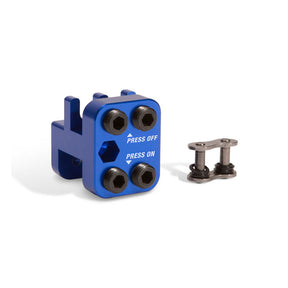 Motion Pro Clip Link Pressing Tool Blue/Black Aluminum Tools Chain Motion Pro