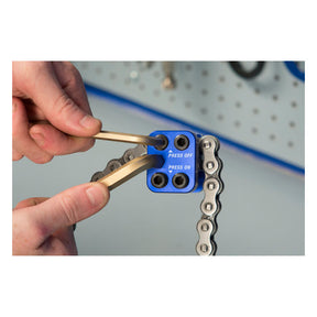 Motion Pro Clip Link Pressing Tool Blue/Black Aluminum Tools Chain Motion Pro