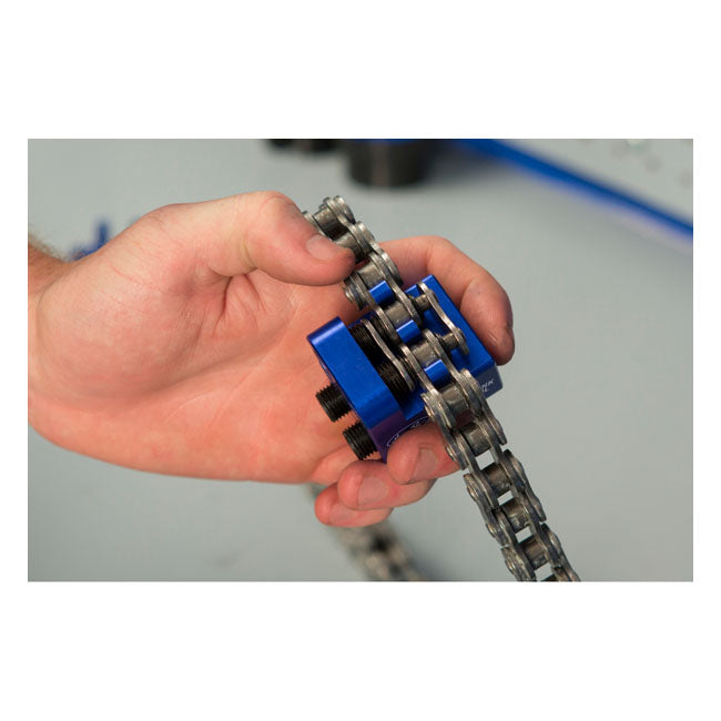 Motion Pro Clip Link Pressing Tool Blue/Black Aluminum Tools Chain Motion Pro