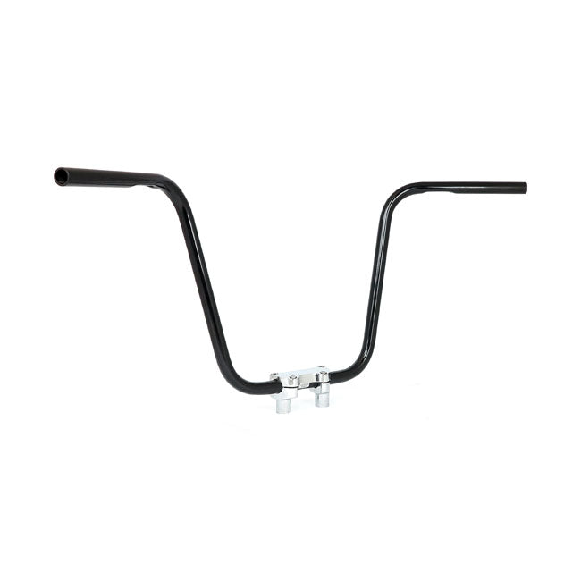 Fehling, 1" Apehanger. 40cm High. Black Handlebars Fehling Crc