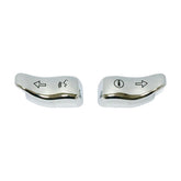 Turn Signal Switch Extender Cap Set. Chrome Switch Cap Kits Mcs