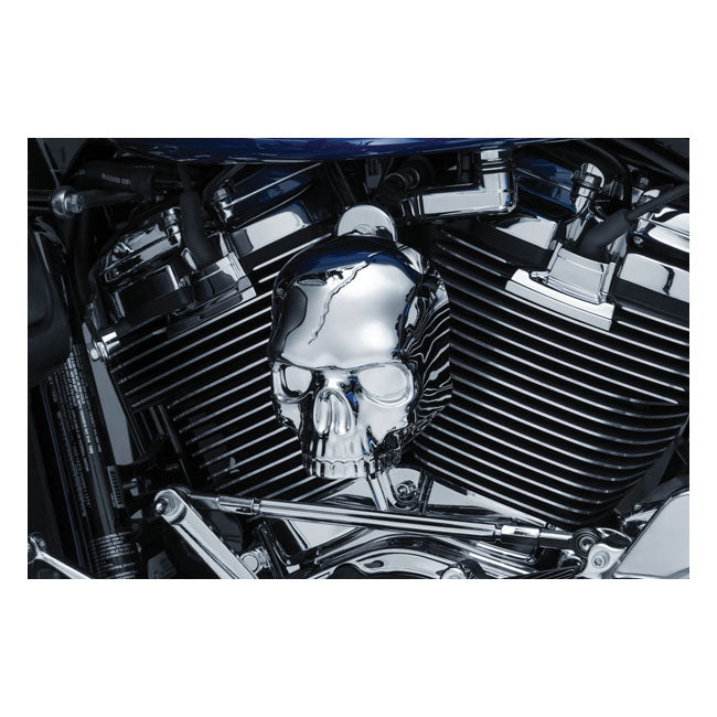 Kuryakyn, Skull horn cover. Chrome HORN COVERS Kuryakyn