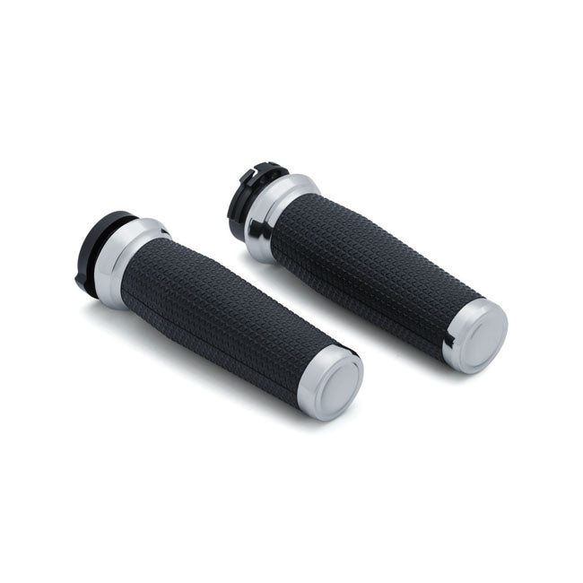 Kuryakyn, Thresher grips. Chrome GRIPS Kuryakyn
