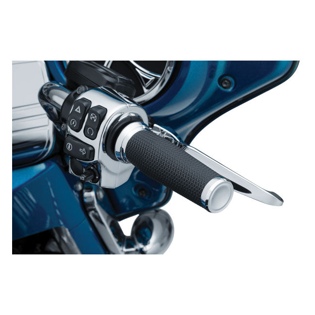 Kuryakyn, Thresher grips. Chrome GRIPS Kuryakyn