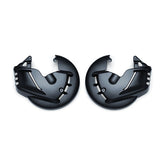 Kuryakyn, Rotor covers gloss black BRAKE ROTORS MISC Kuryakyn
