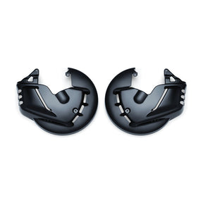 Kuryakyn, Rotor covers gloss black BRAKE ROTORS MISC Kuryakyn