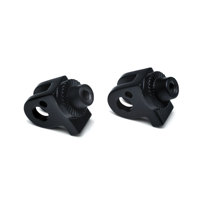 Kuryakyn, Splined peg adapters satin black FOOTPEGS BRACKETS Kuryakyn