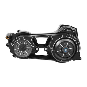 Belt Drives Ltd. Open Belt Drive Kit 2'' With 1 Piece Motor Plate Black Belt Drive Kits Belt Drives Ltd.