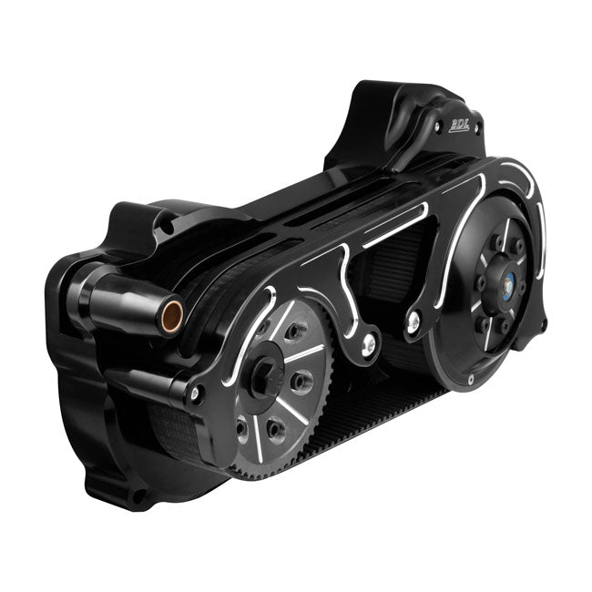 Belt Drives Ltd. Open Belt Drive Kit 2'' With 1 Piece Motor Plate Black Belt Drive Kits Belt Drives Ltd.