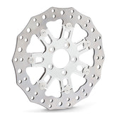 Arlen Ness 11.8" 7 Valve Wheel Front Brake Rotor, Chrome Brake Rotors 300 Mm Arlen Ness