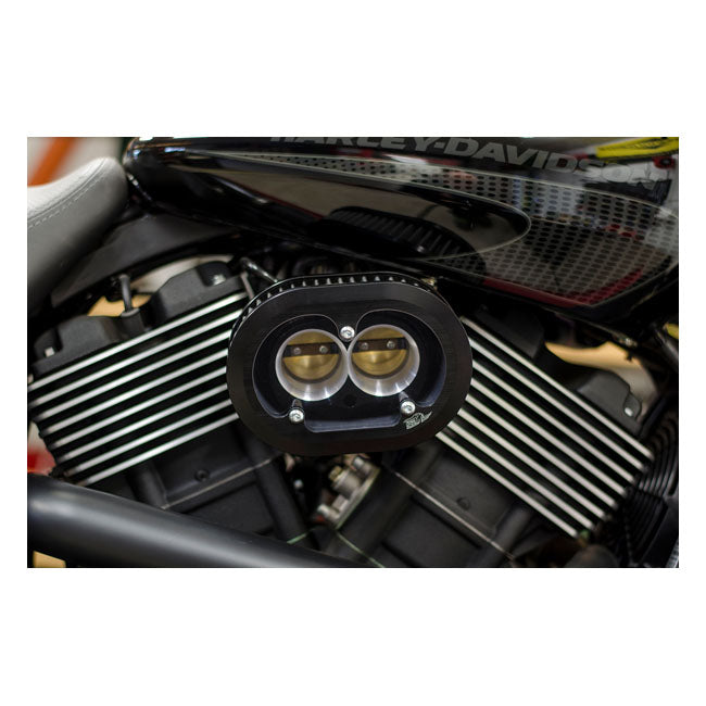 Free Spirits, Street Rod Hi Flow Air Cleaner Kit. Black Free Spirits