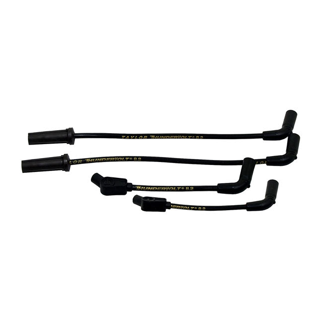 Taylor, 8.2mm Thunder Volt Spark Plug Wire Set. Black Spark Plug Wires Taylor