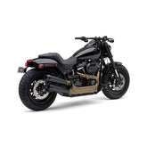 Cobra El Diablo Slip-On - 18+ Softail Fat Bob Exhaust Slip-Ons And Mufflers Cobra