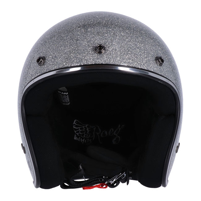 Roeg Jett Helmet Disco Ball Silver Helmets Roeg