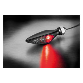 Kellermann, Rhombus S DF Dark. 3-1 combo. Black. RR TAILLIGHT/TURN SIGNALS COMBO Kellermann