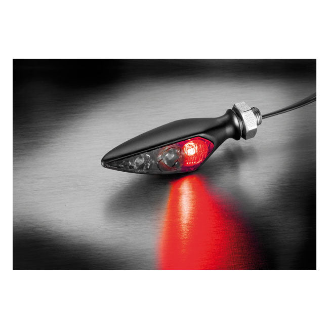 Kellermann, Rhombus S DF Dark. 3-1 combo. Black. RR TAILLIGHT/TURN SIGNALS COMBO Kellermann