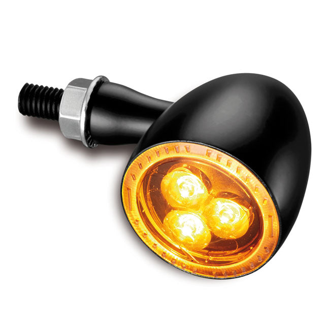 Kellermann, Bullet 1000 Dark turn signal. Black TURN SIGNALS Kellermann